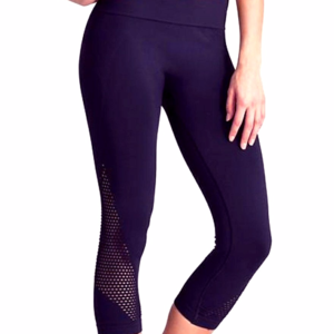 Athleta black Breakthrough Laser Cut Capri Pant