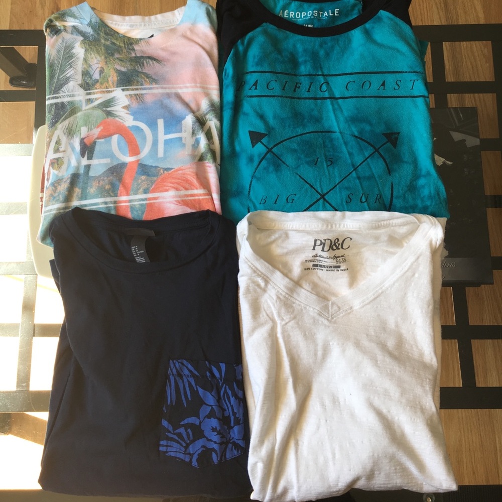 4 boys shirts for $20 medium