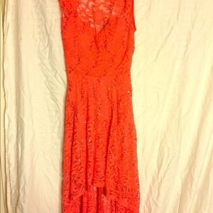 Juniors High-Low Dress