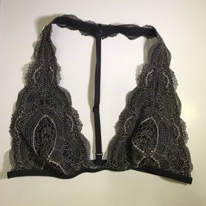 Free People Intimately Black Lace Bralette