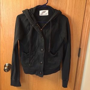 J. CREW Vintage French Terry Hoodie Jacket