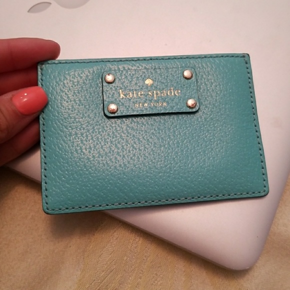 kate spade Accessories - Kate spade teal card holder