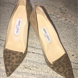Jimmy Choo ombré Leopard print heels