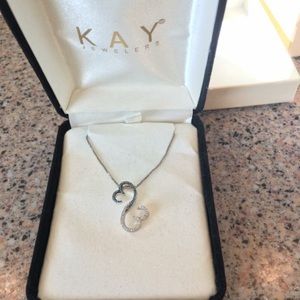 Kay's open heart necklace
