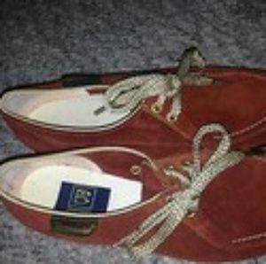 Vintage Suede Loafers--Size 5