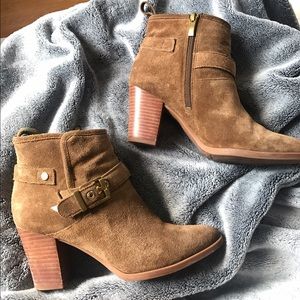 Franco Sarto suede booties