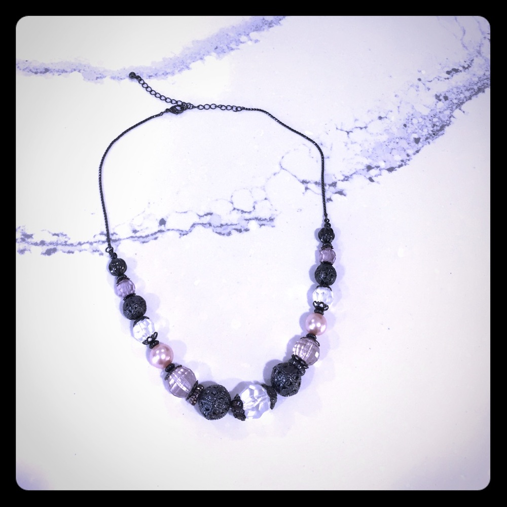 Beautiful pearl and bead necklace