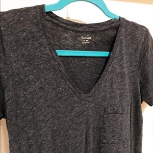 Madewell V-Neck Blue
