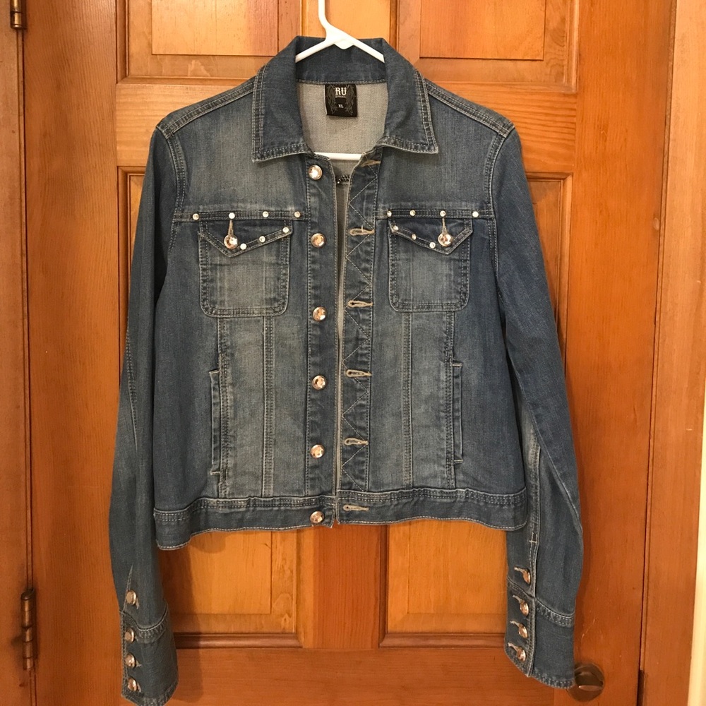 RU Apparel Studded Jean Jacket
