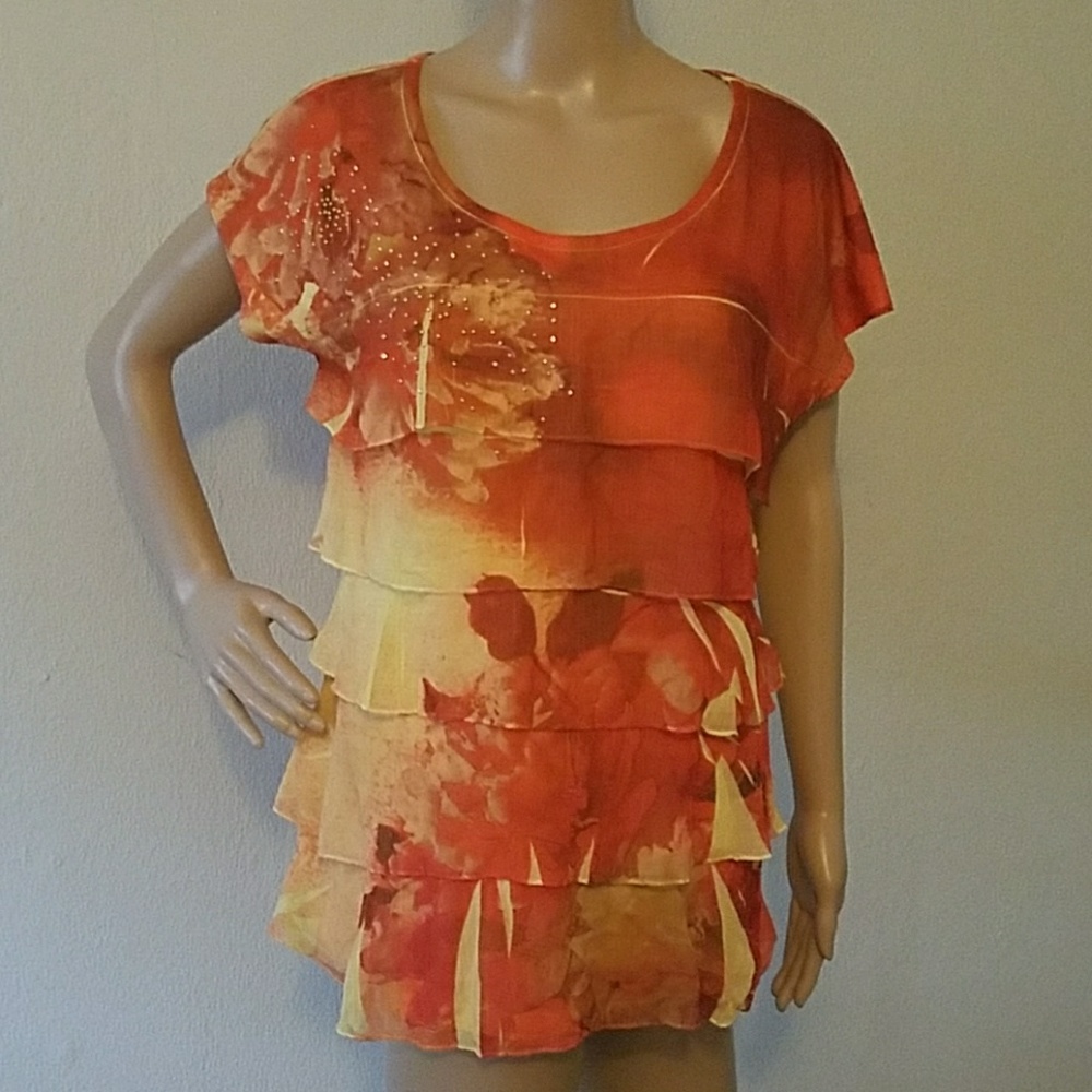Floral Print Summer Top