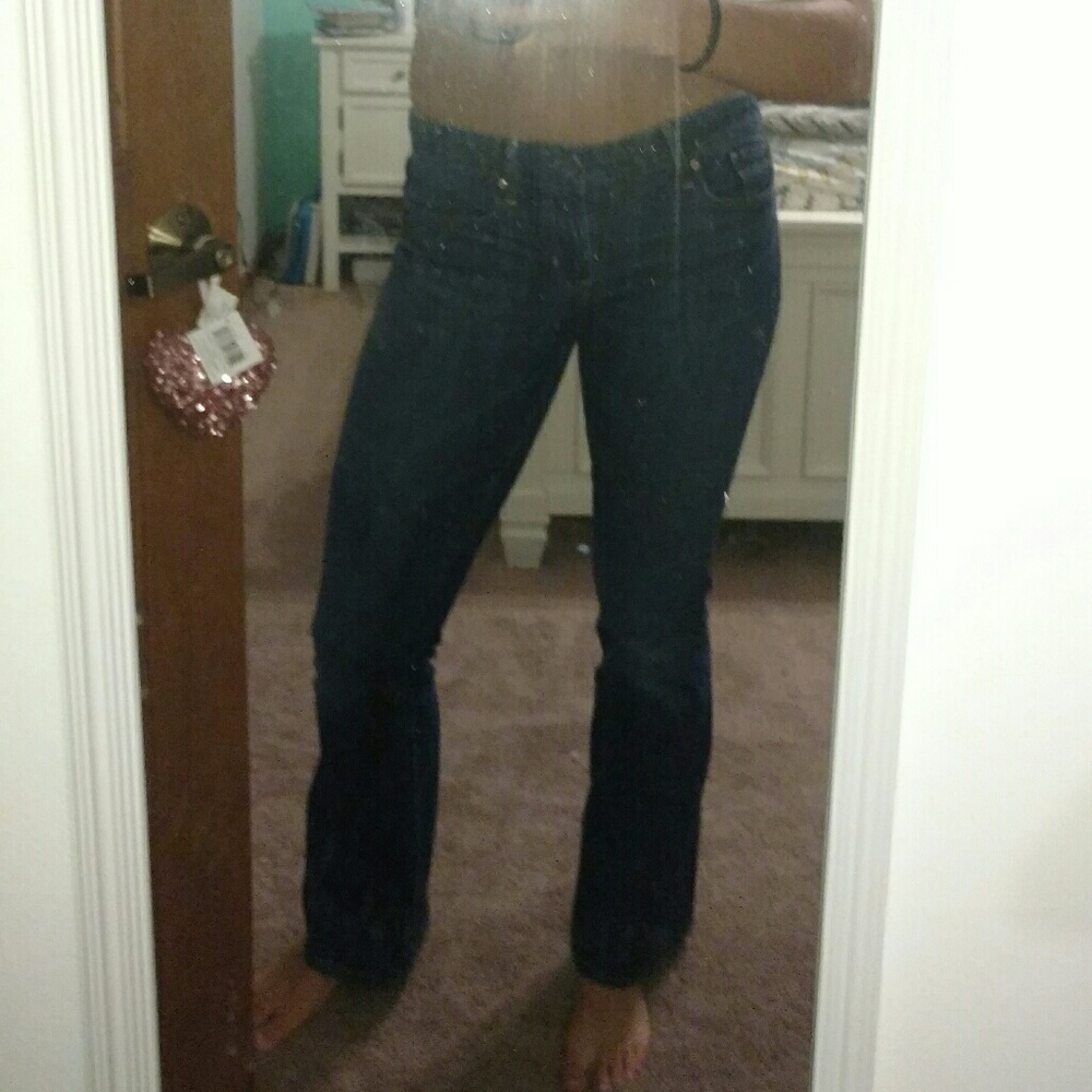 ❌SOLD Gap Sexy Boot jeans in a dark wash - Picture 8 of 8