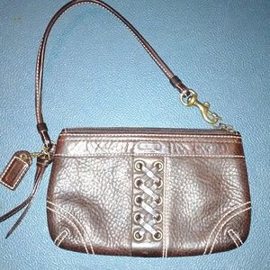 Vintage Coach Wristlet