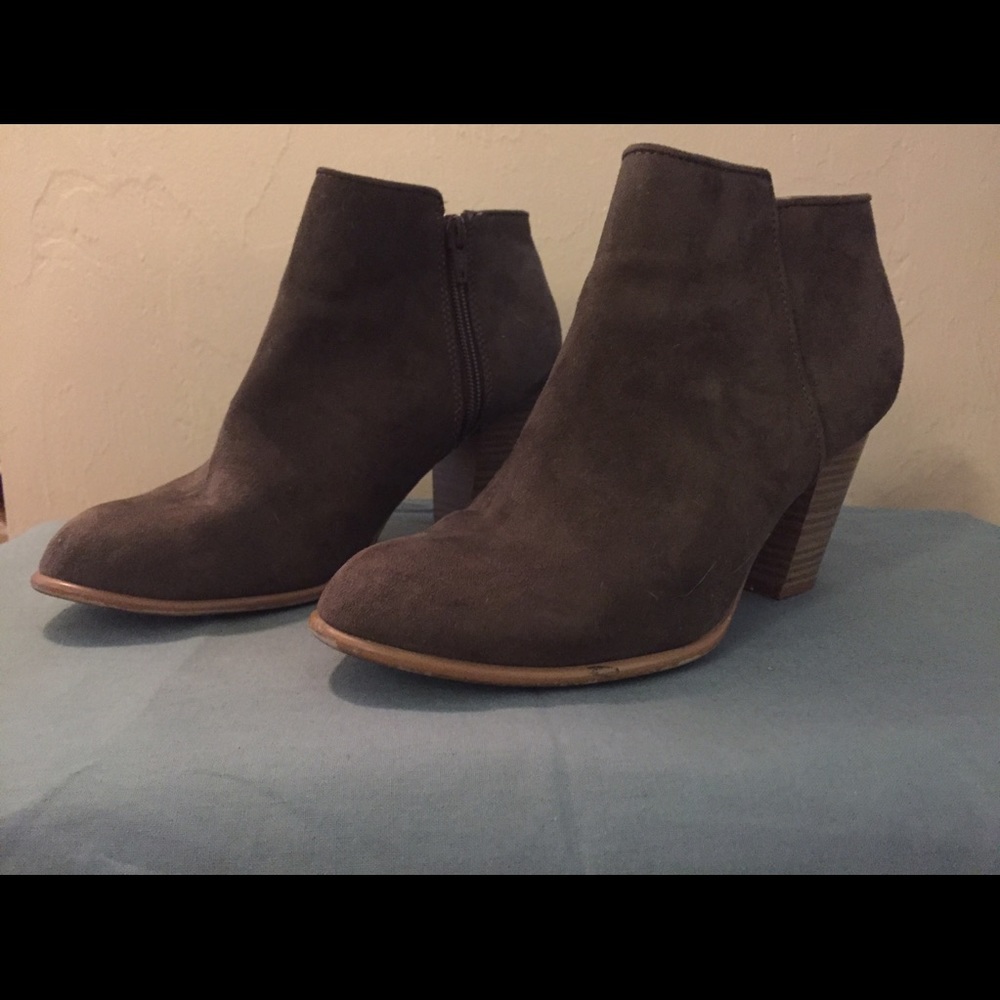 Forest green booties