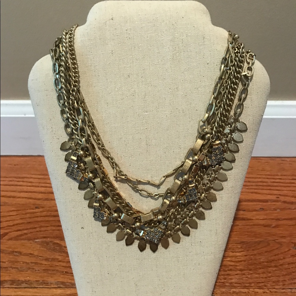 Stella & Dot Gold Sutton Necklace
