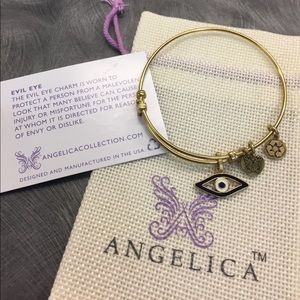 NEW Angelica Collection Gold Evil Eye Bracelet