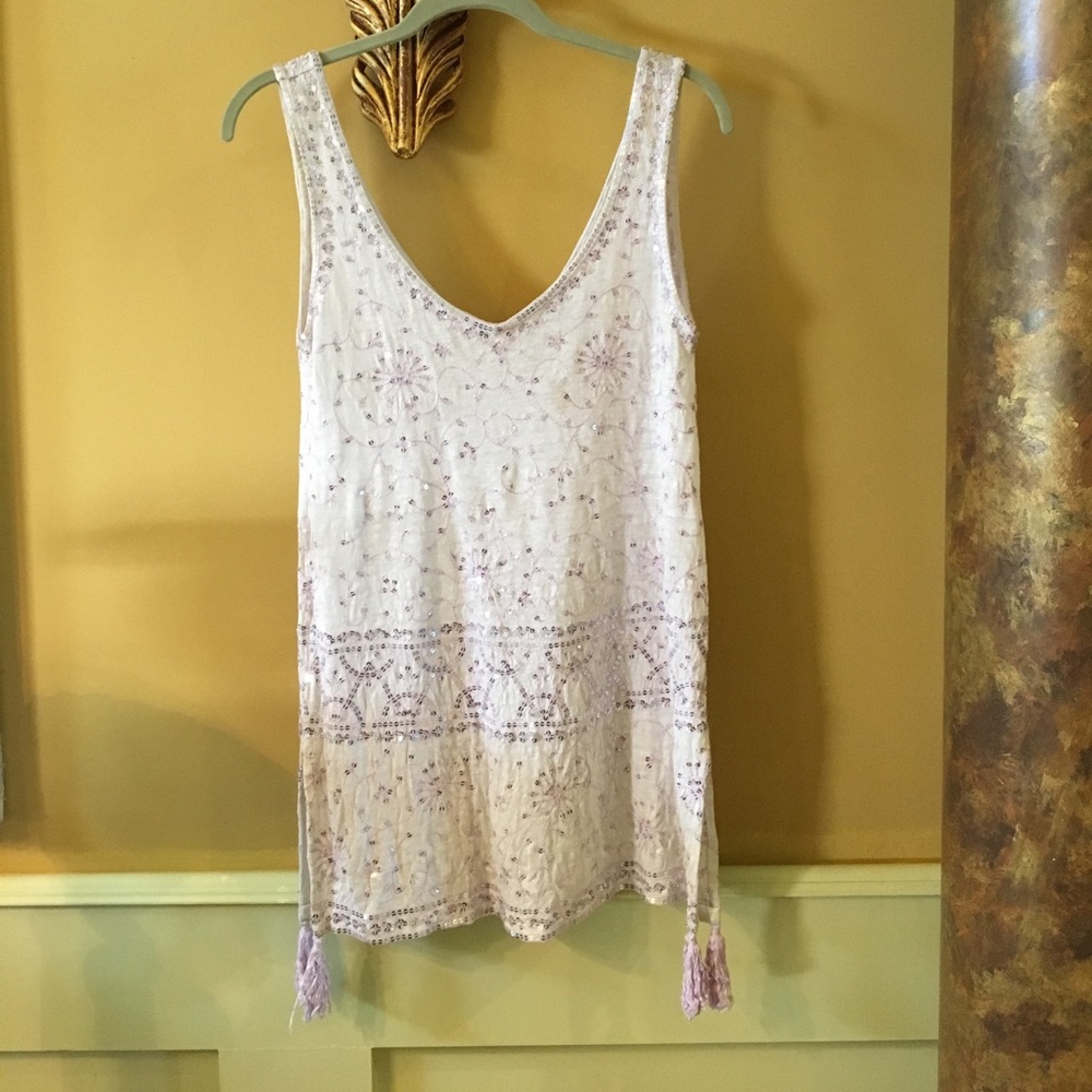 Calypso St. Barth sequined top