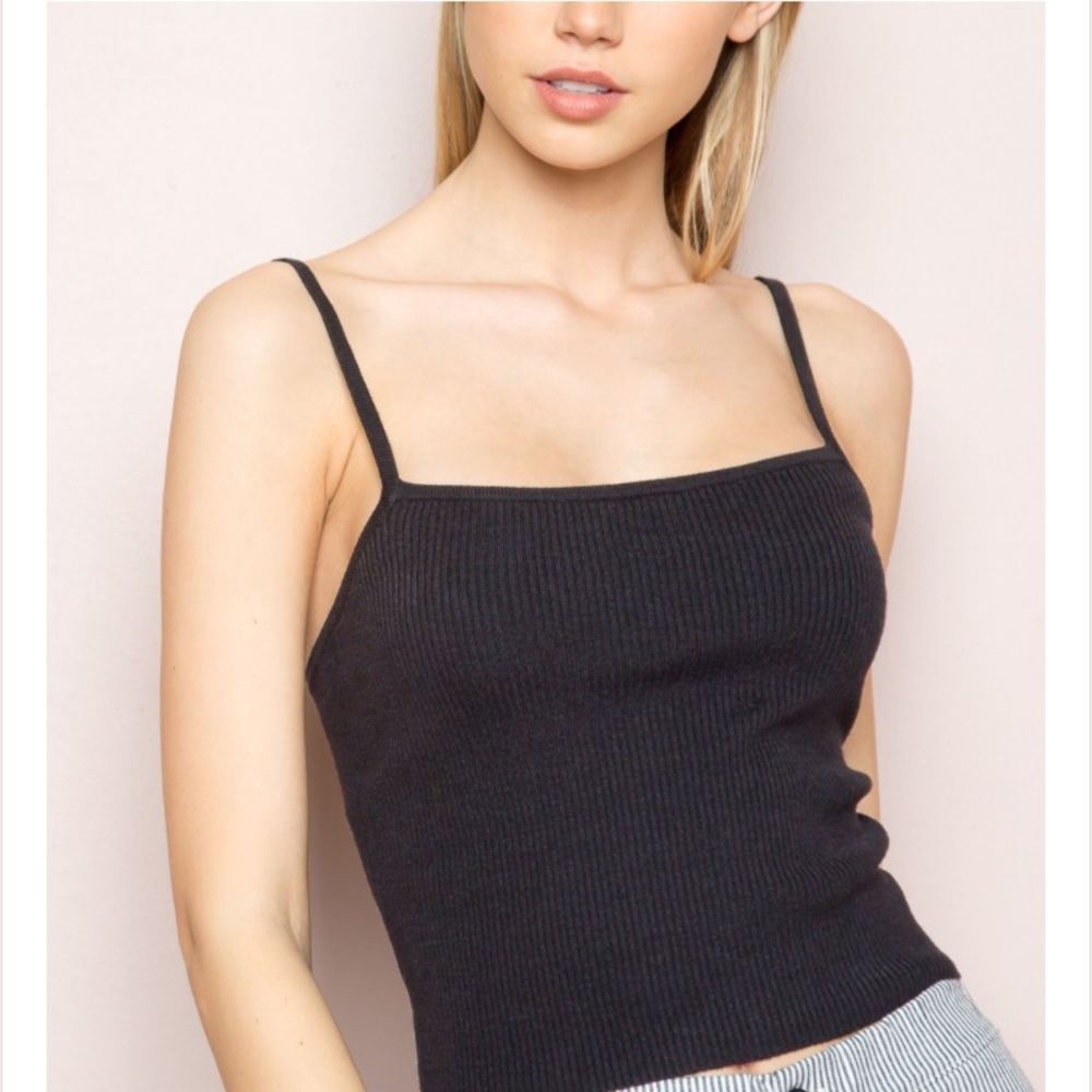 Brandy Melville black tank top NWOT