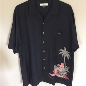 Tommy Bahama 100% Silk XL Shirt