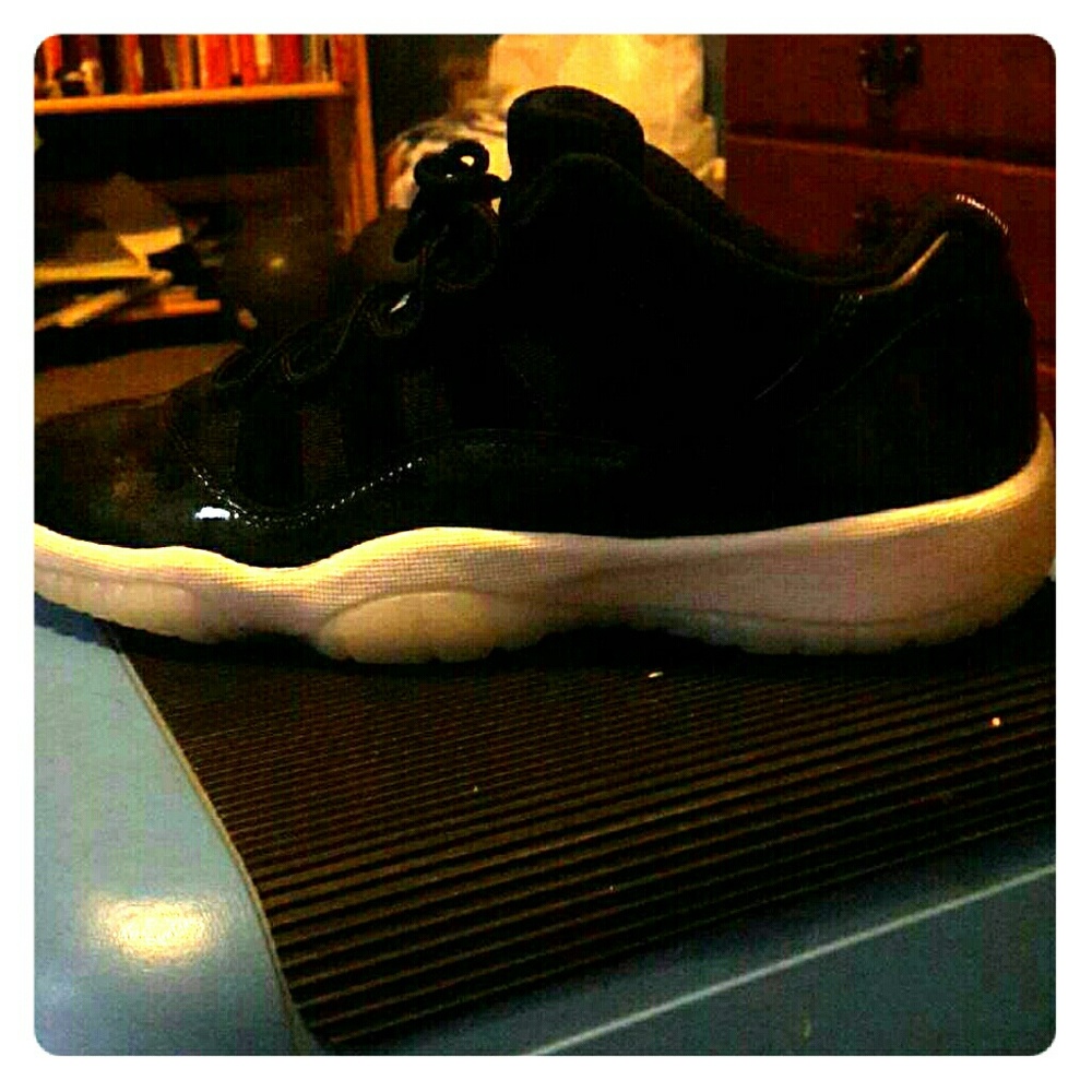 All black Jordans 11s brand new