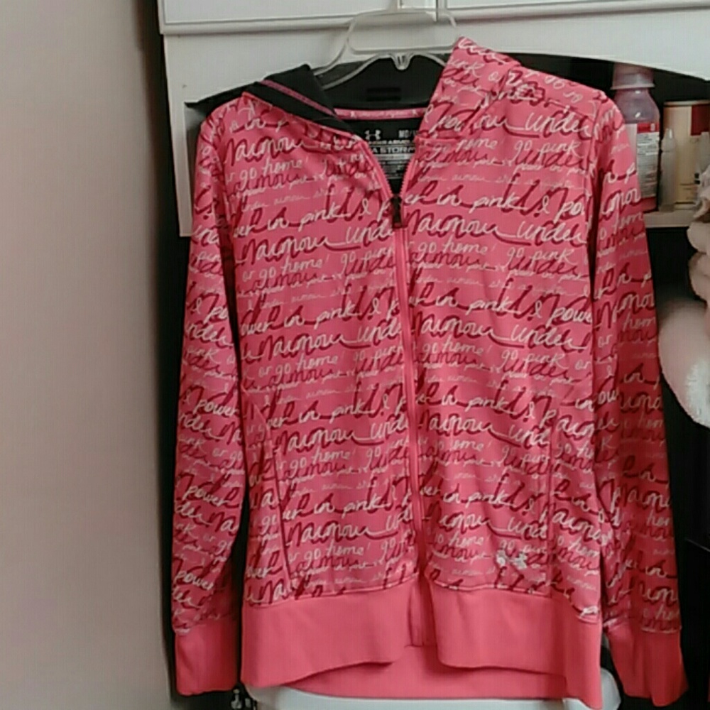 Under Armour PINK hoodie jacket