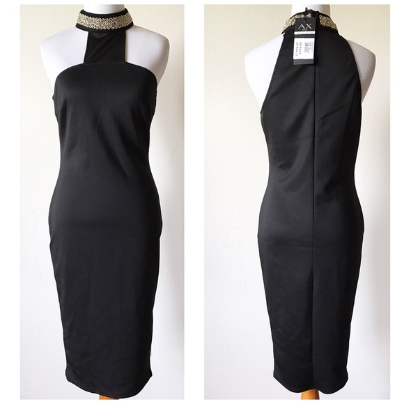 AX Paris Dresses & Skirts - NWT ASOS AX Paris Embellished T Bar Midi