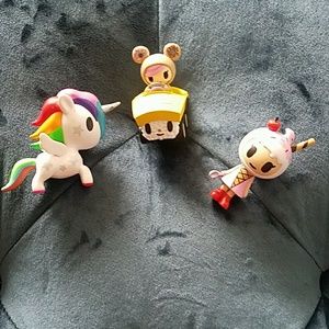 3 Tokidoki art figures