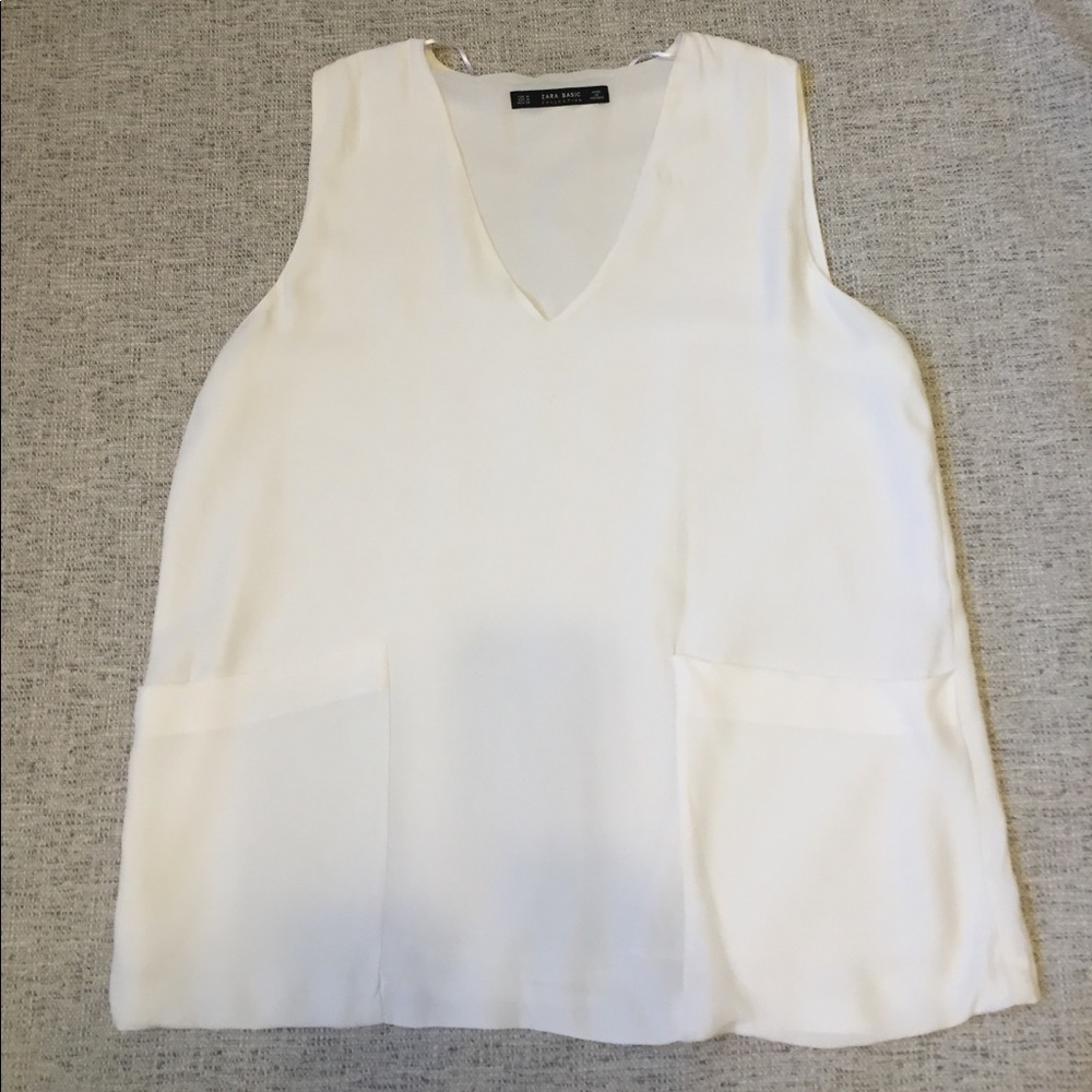 Zara sleeveless blouse