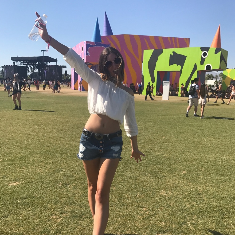 Coachella Cropped Tunic Top