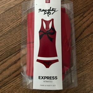 Express tank and panty set. brand new. XS