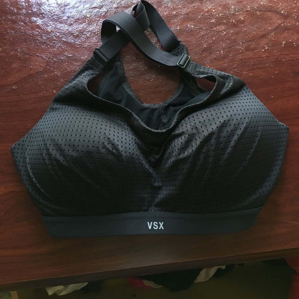 Black Victoria secret adjustable sports bra