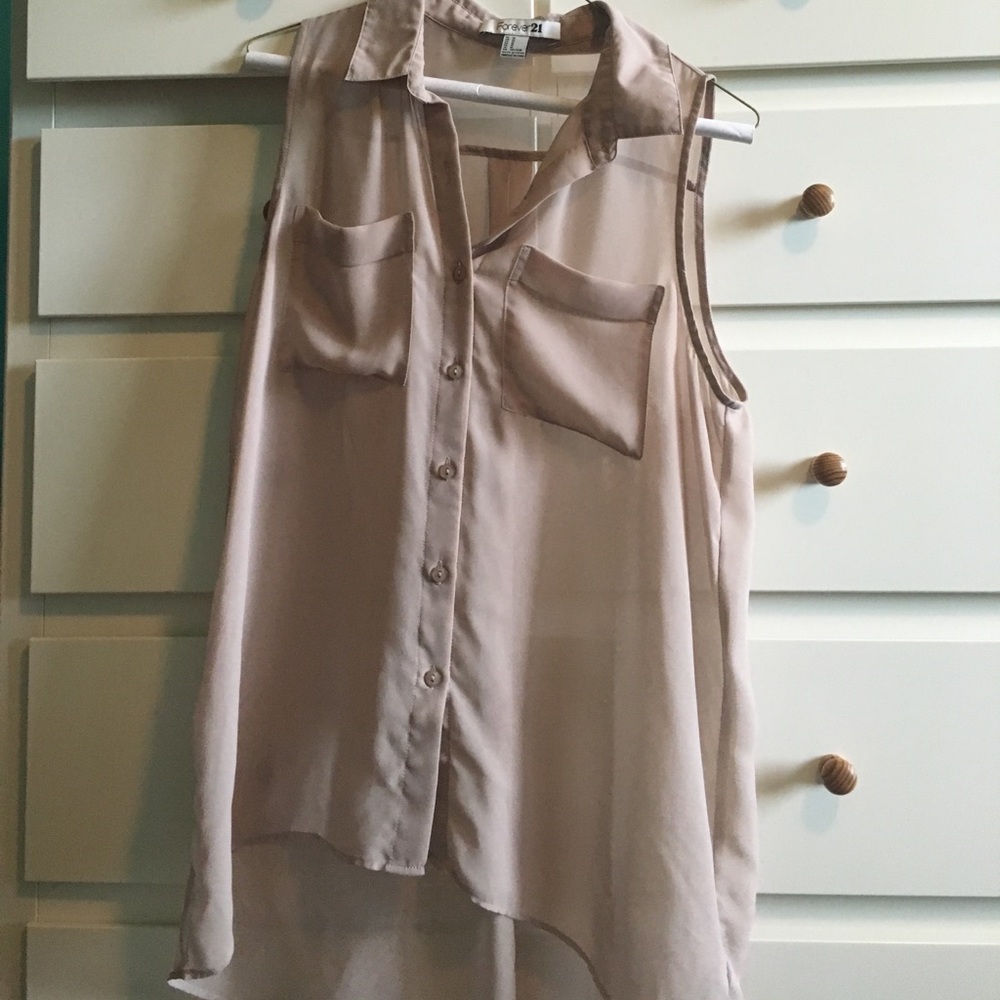 Chiffon tank top