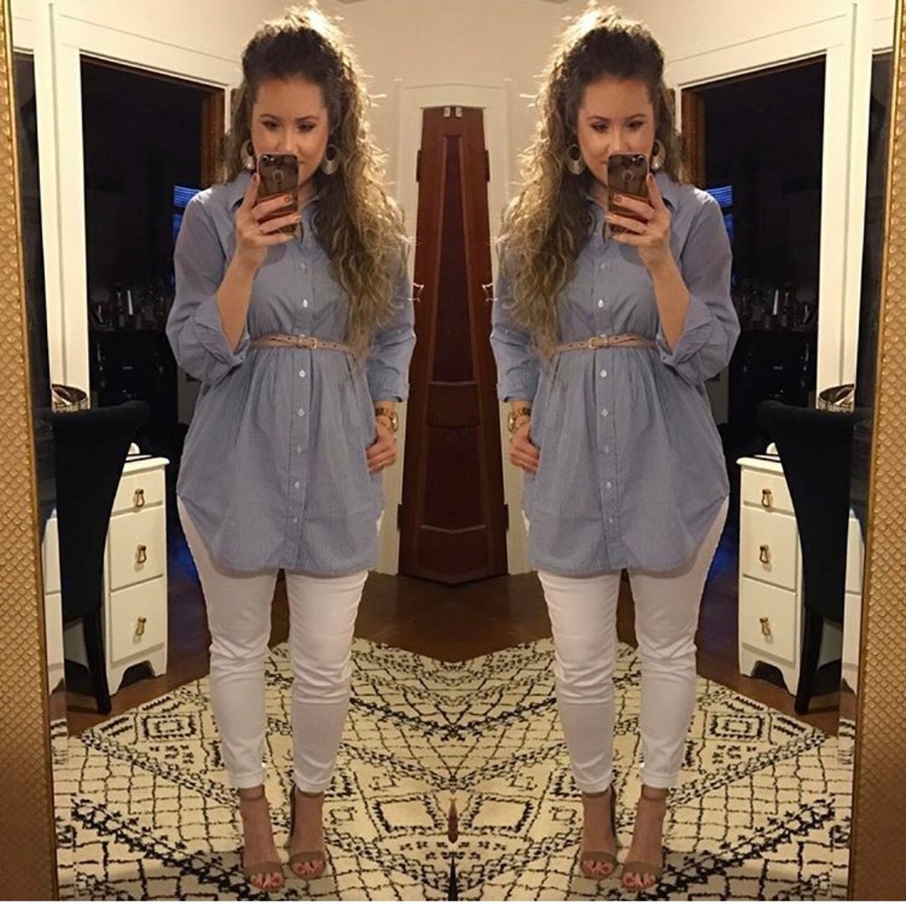 2 pair: Jessica Simpson Maternity Jeans