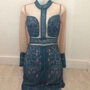 Teal dress, also comes in white & burgundy!!