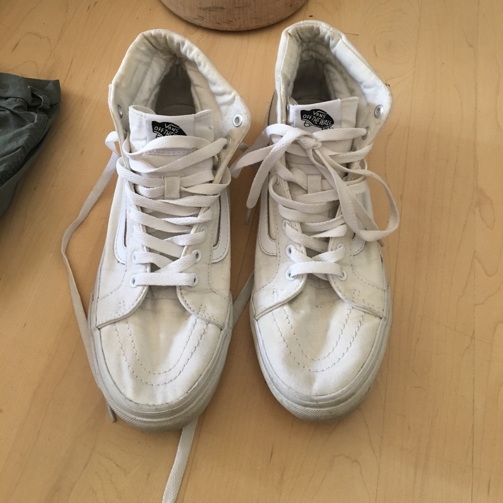 White High top vans