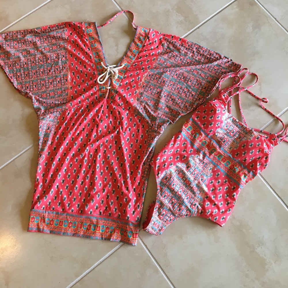 Nanette Lepore bathing suit and top set