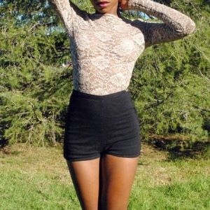 American Apparel Denim Tap Short