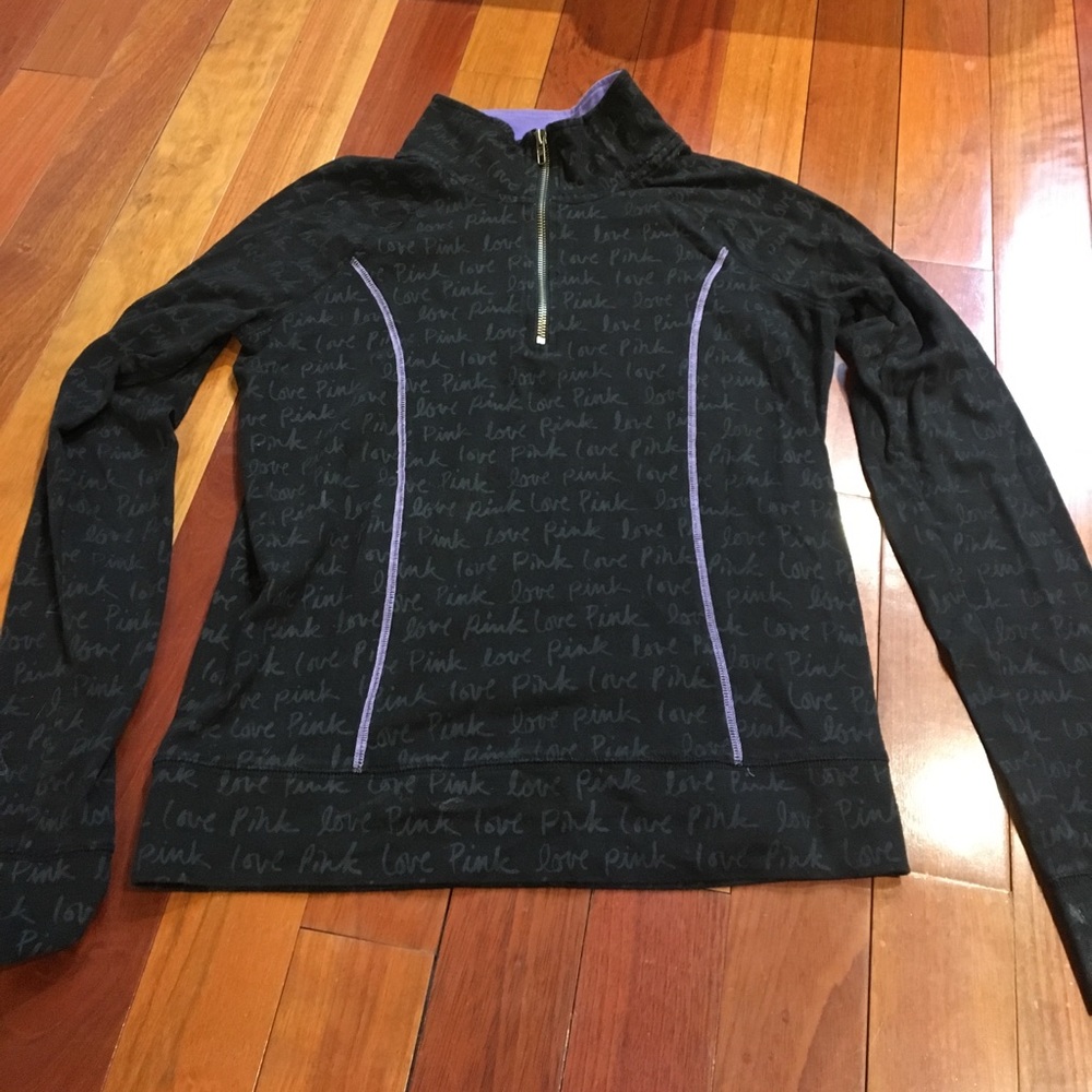 PINK VS Yoga Logo Long-Sleeve Top! Hard to find!
