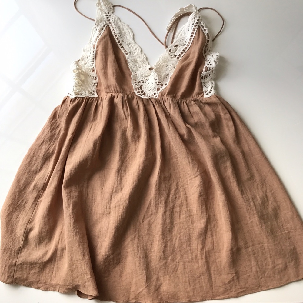 Gorgeous  sabo skirt crochet canvas summer dress
