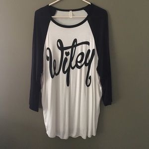 Wifey raglan tee