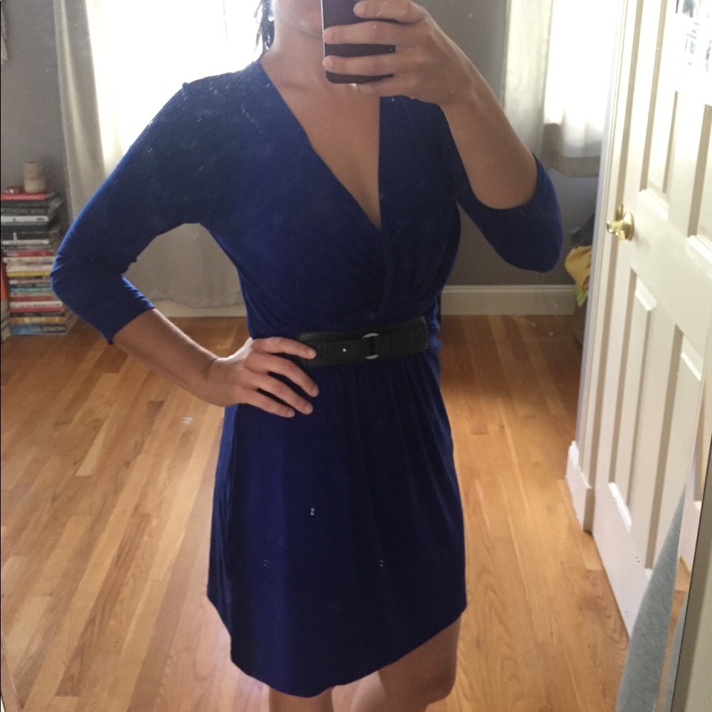 Michael Kors dark blue dress