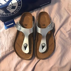 Birkenstock Silver Gizeh