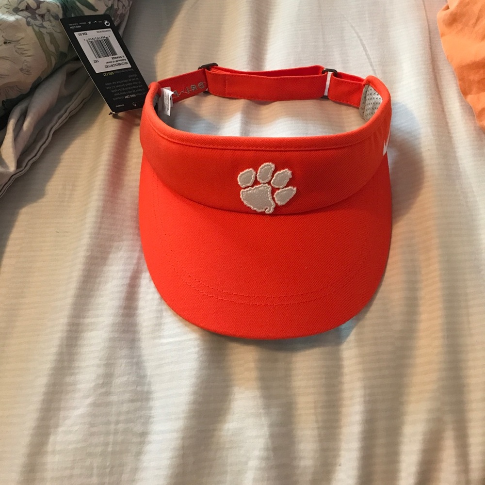 Clemson visor NWT