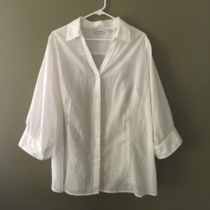 Semi sheer blouse