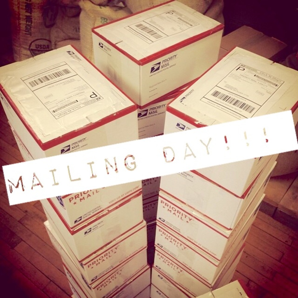 Mailing Day!!! FRIDAY!!!! Early !