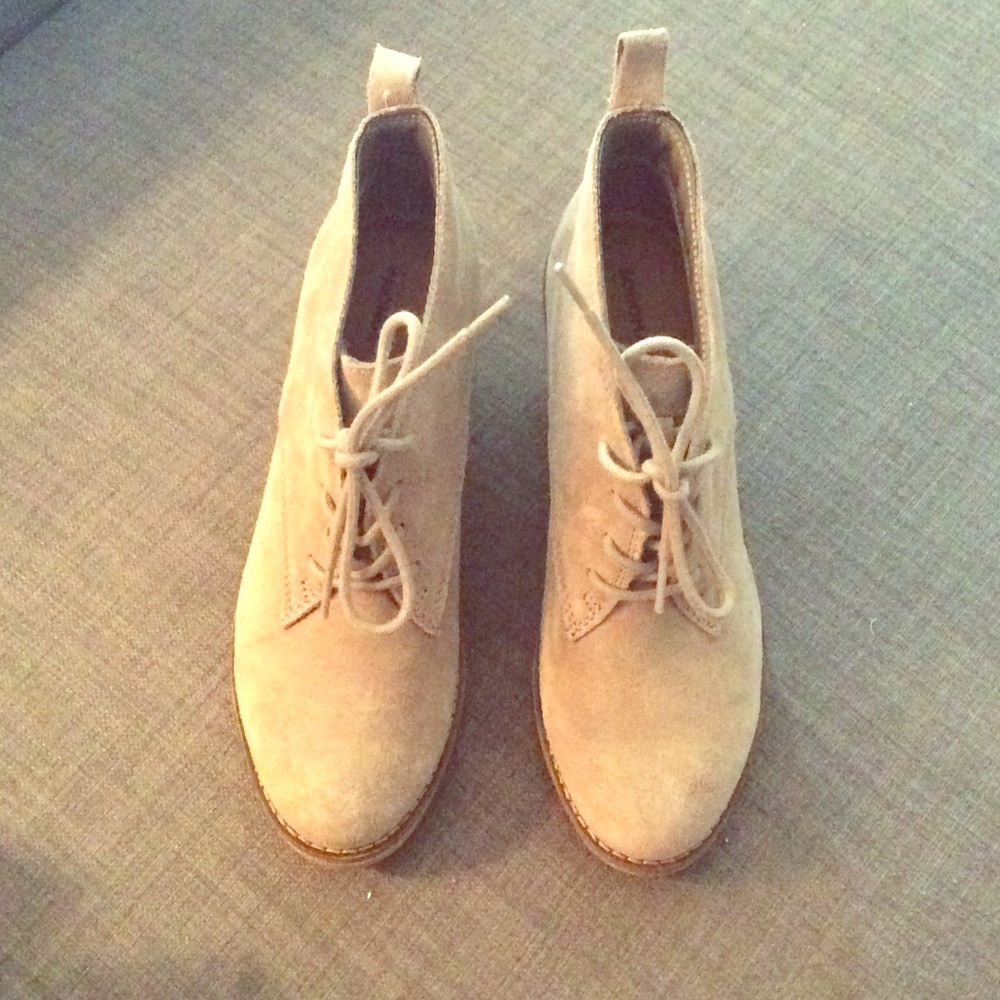 Suede ankle boots