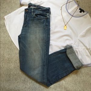 J. Crew Matchstick boyfriend jeans