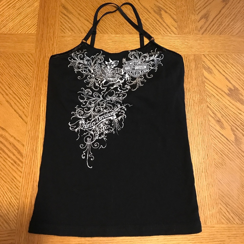 Harley Davidson tank with shelf bra med