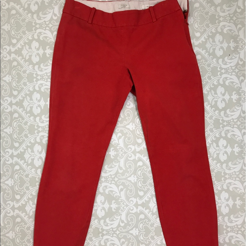 J.Crew red capris