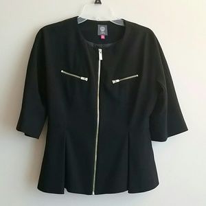Vince Camuto 3/4 sleeve peplum jacket