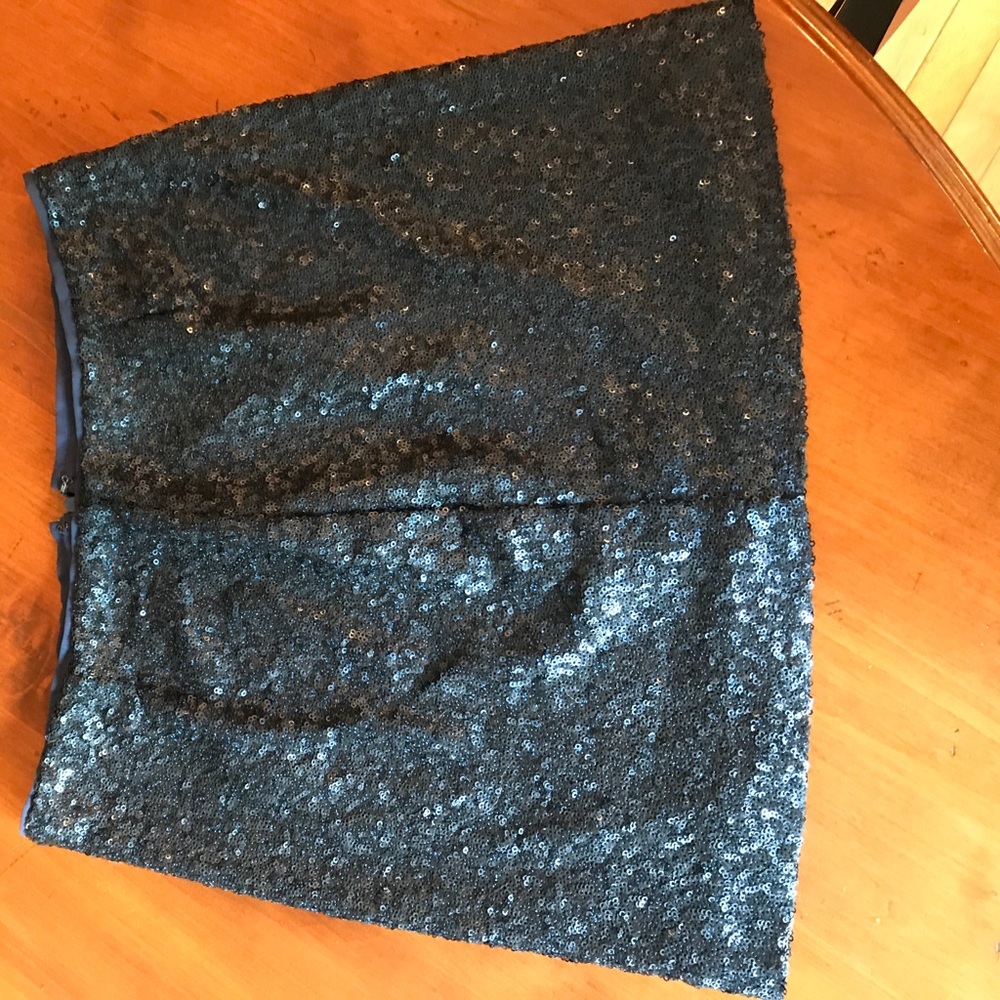 Gap Navy Sequence Mini Skirt